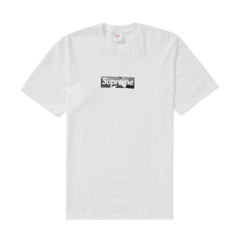 Supreme x Emilio Pucci Box Logo Tee 'White/Black' 